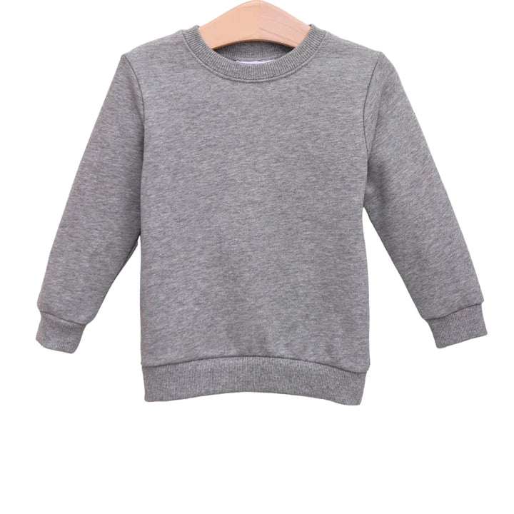 French Terry Pullover - Grey