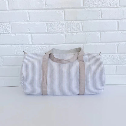 Seersucker Duffle Bag