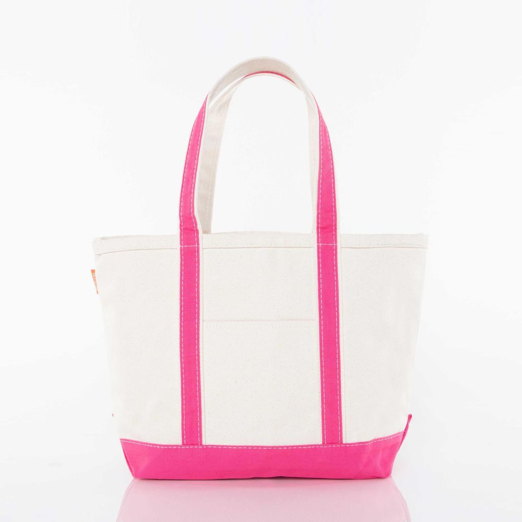 Medium Zip-Top Canvas Tote Bag