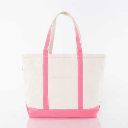 Medium Zip-Top Canvas Tote Bag