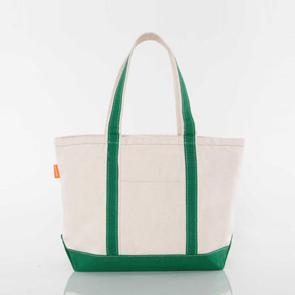 Medium Zip-Top Canvas Tote Bag