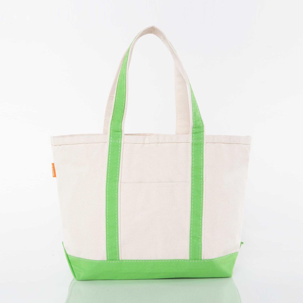 Medium Zip-Top Canvas Tote Bag