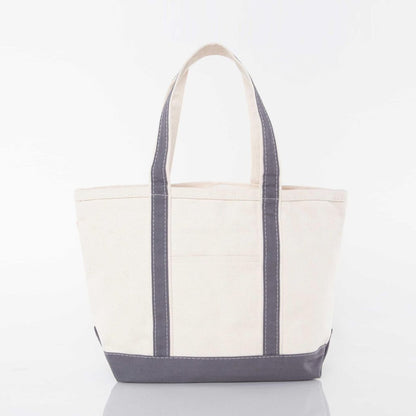 Medium Zip-Top Canvas Tote Bag