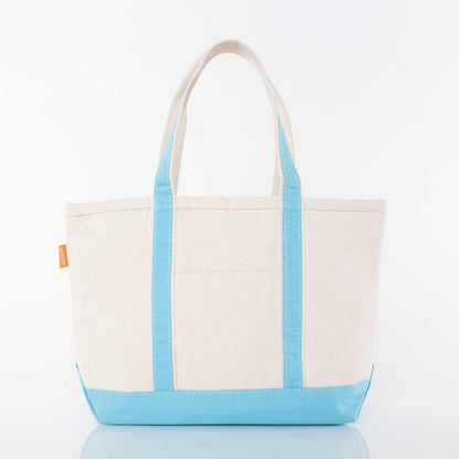 Medium Zip-Top Canvas Tote Bag