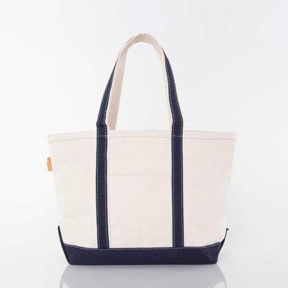 Medium Zip-Top Canvas Tote Bag