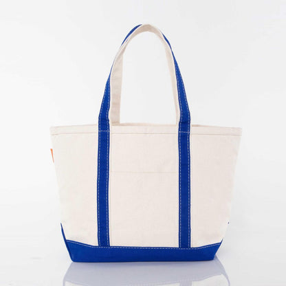 Medium Zip-Top Canvas Tote Bag