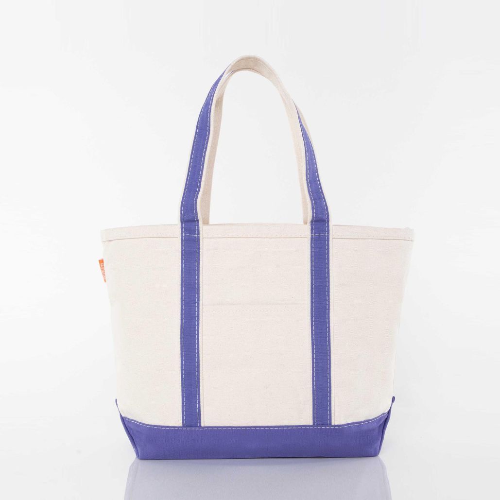 Medium Zip-Top Canvas Tote Bag