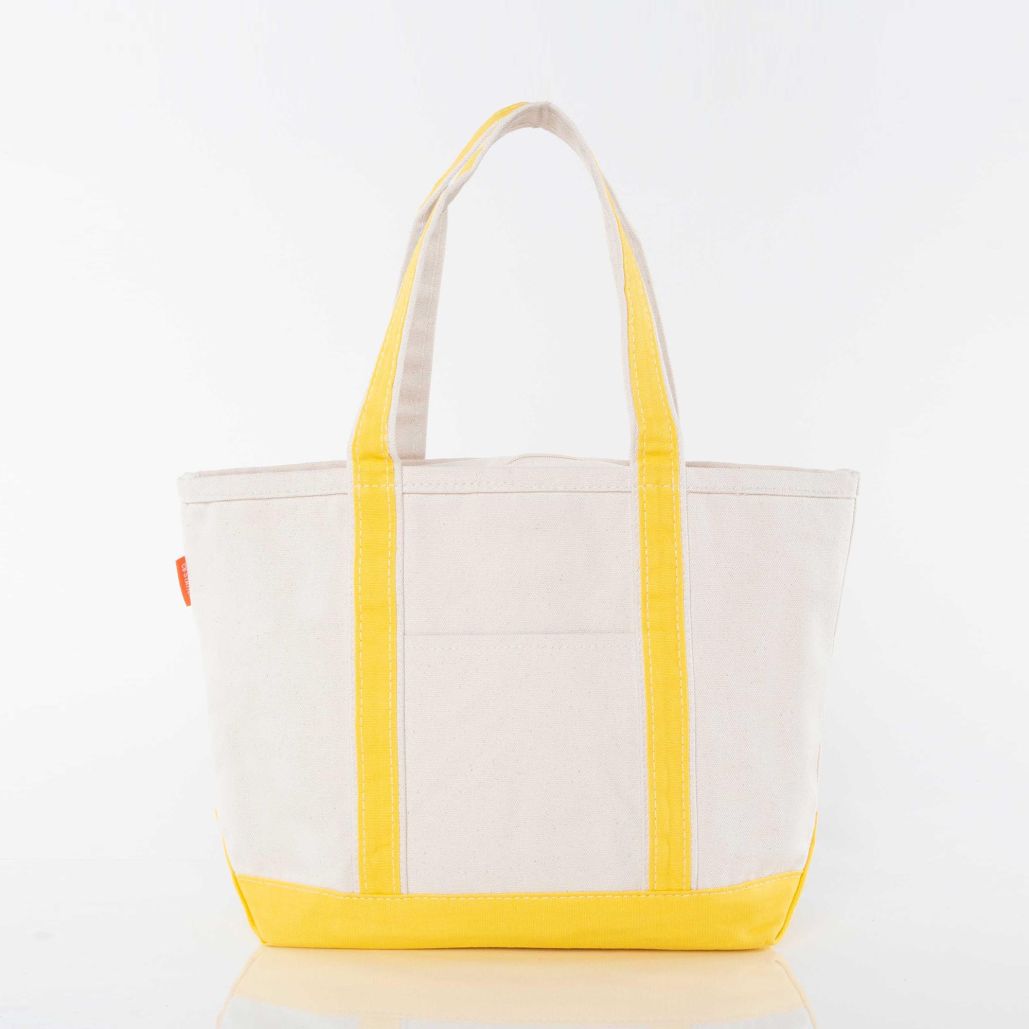 Medium Zip-Top Canvas Tote Bag