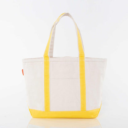 Medium Zip-Top Canvas Tote Bag