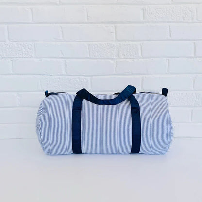 Seersucker Duffle Bag